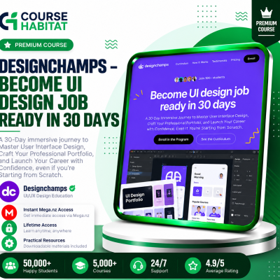 Designchamps – Become UI design job ready in 30 days