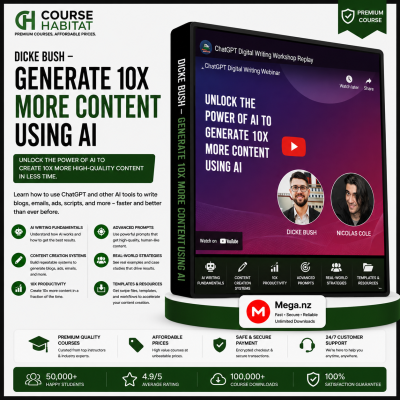 Dicke Bush – Generate 10x More Content Using AI