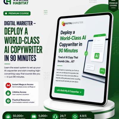 Digital Marketer – Deploy a World-Class AI Copywriter in 90 Minutes