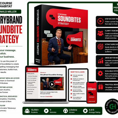 Donald Miller – StoryBrand Soundbite Strategy