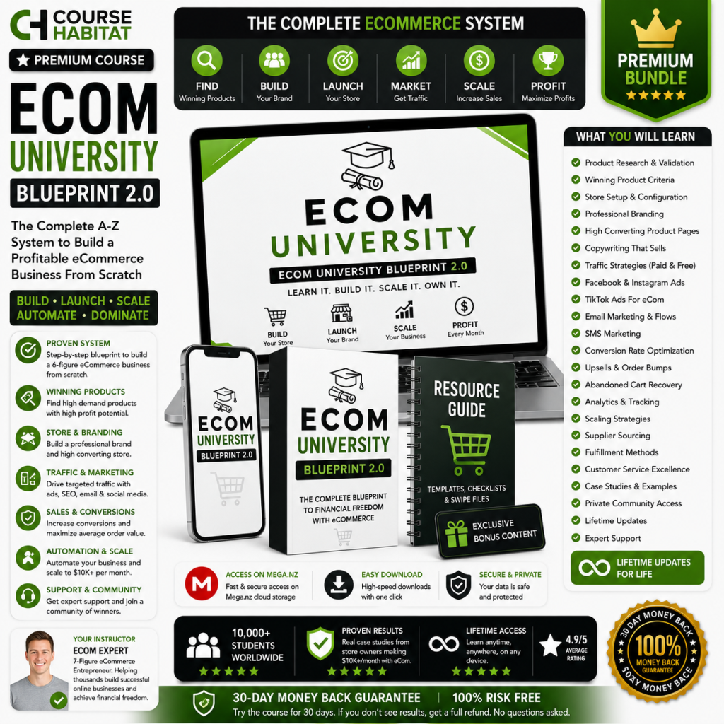 Ecom University – Ecom University Blueprint 2.0 - Course Habitat ...