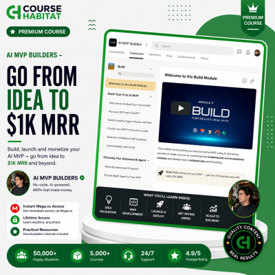 Go from idea to $1K MRR – AI MVP Builders