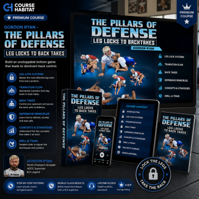 Gordon Ryan – Pillars of Defense Leg Locks to Back Takes