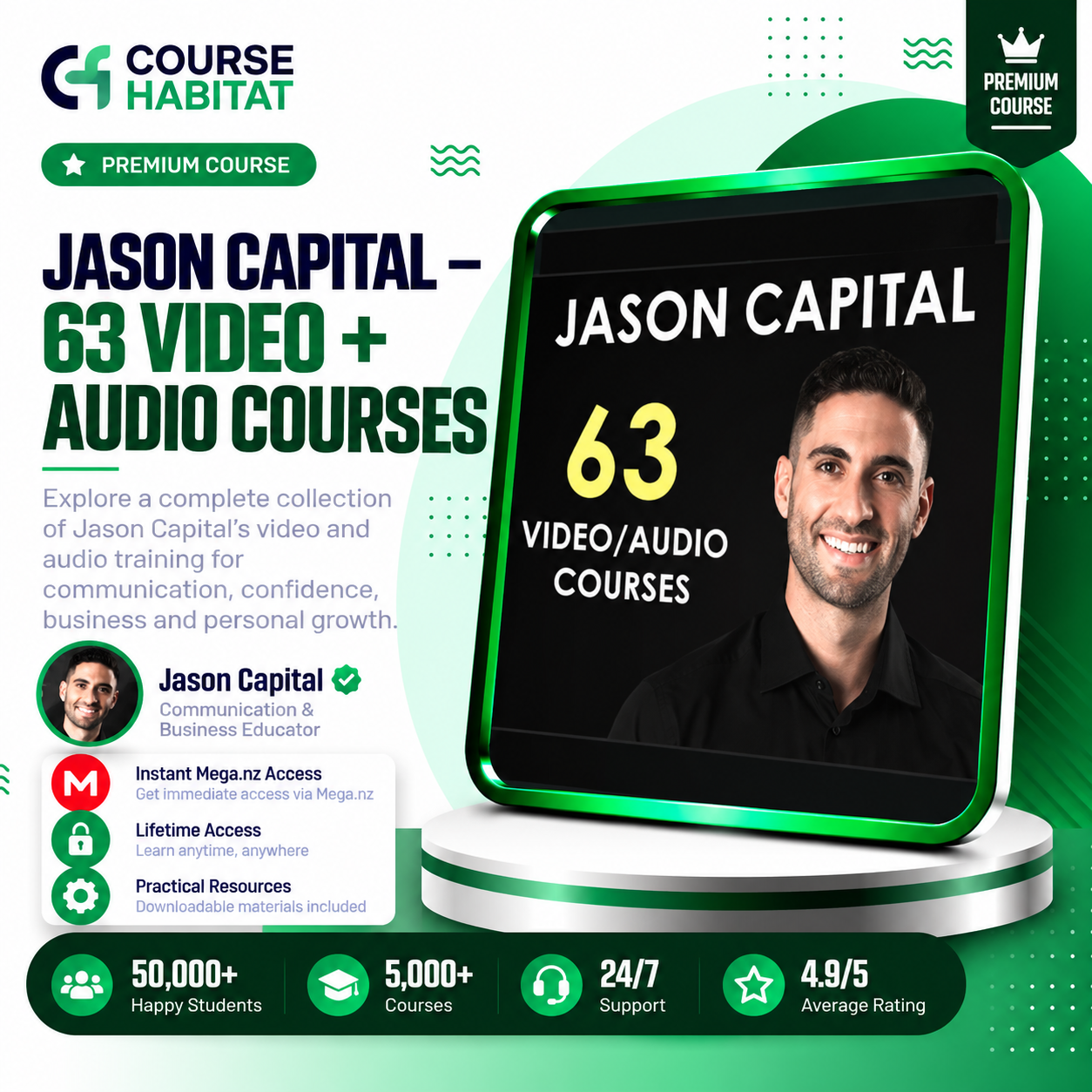 Jason Capital 63 Video + Audio Courses