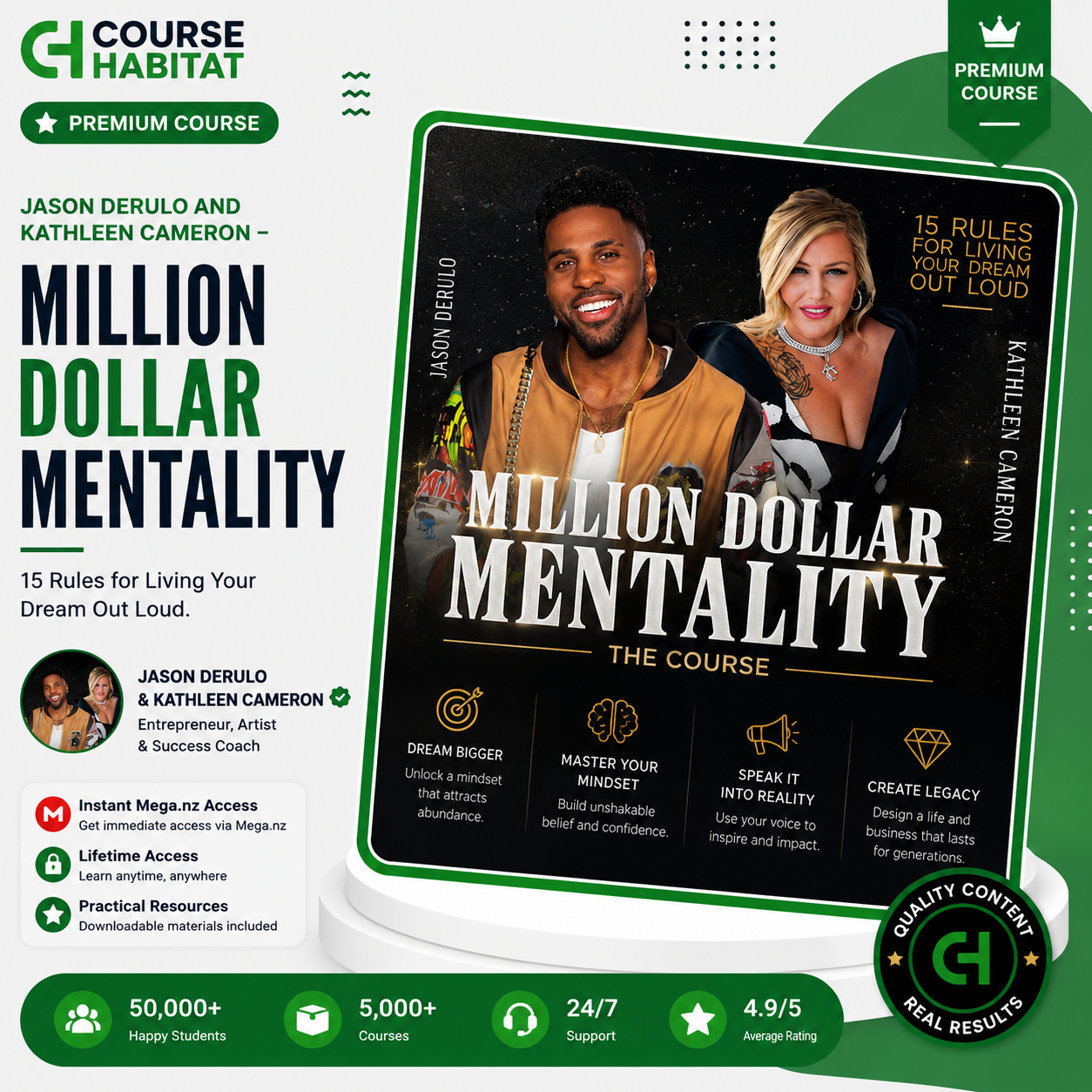 Jason Derulo and Kathleen Cameron – Million Dollar Mentality