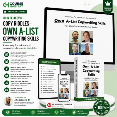 John Bejakovic – Copy Riddles - Own A-List Copywriting Skills