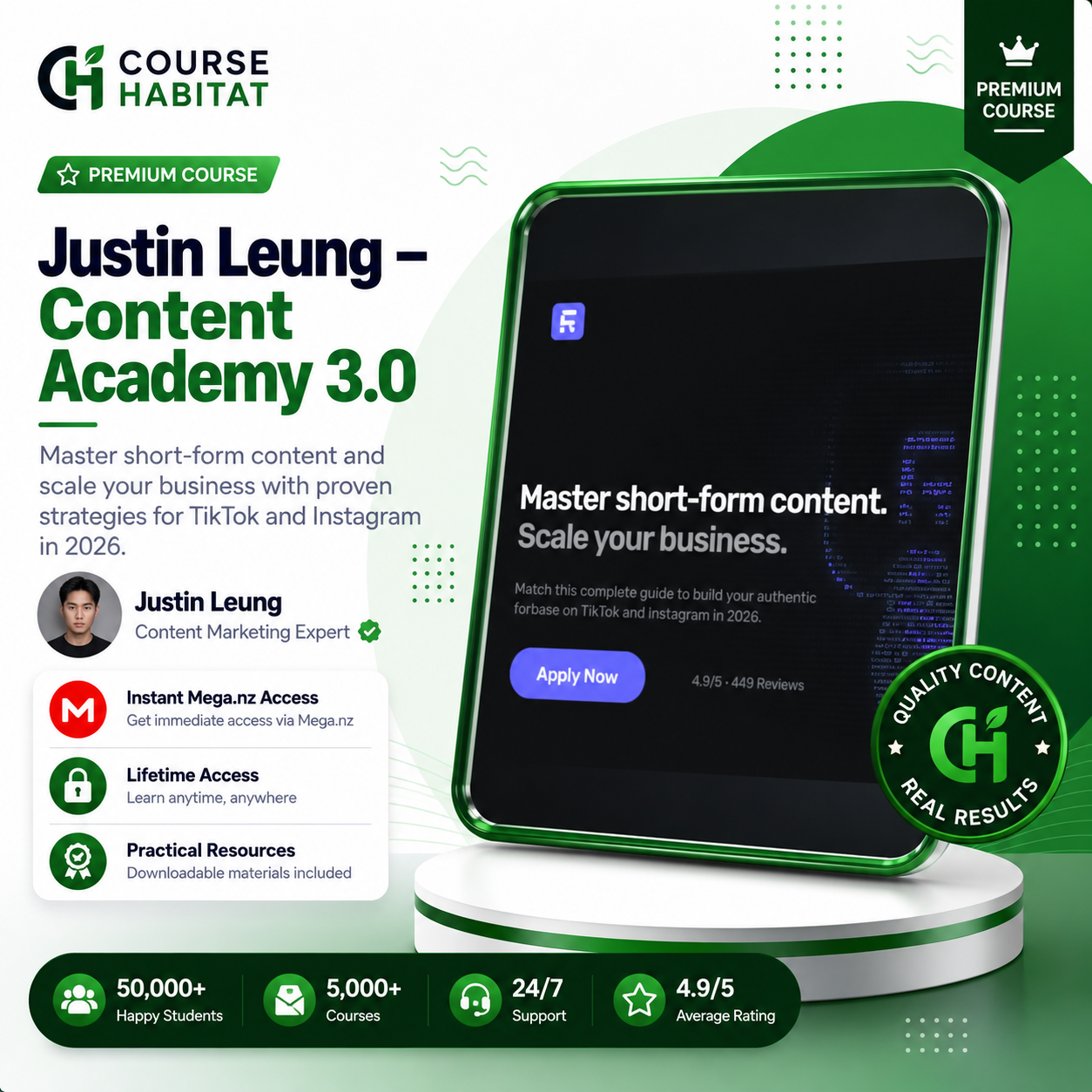 Justin Leung – Content Academy 3.0