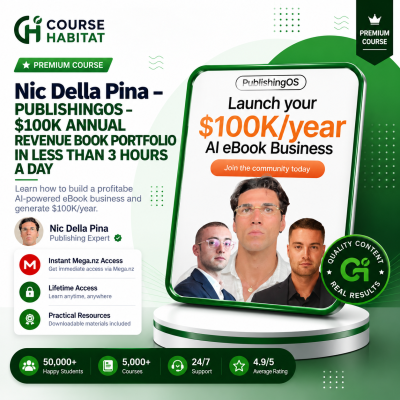 Nic Della Pina – PublishingOS – $100k Annual Revenue Book Portfolio in Less Than 3 Hours a Day