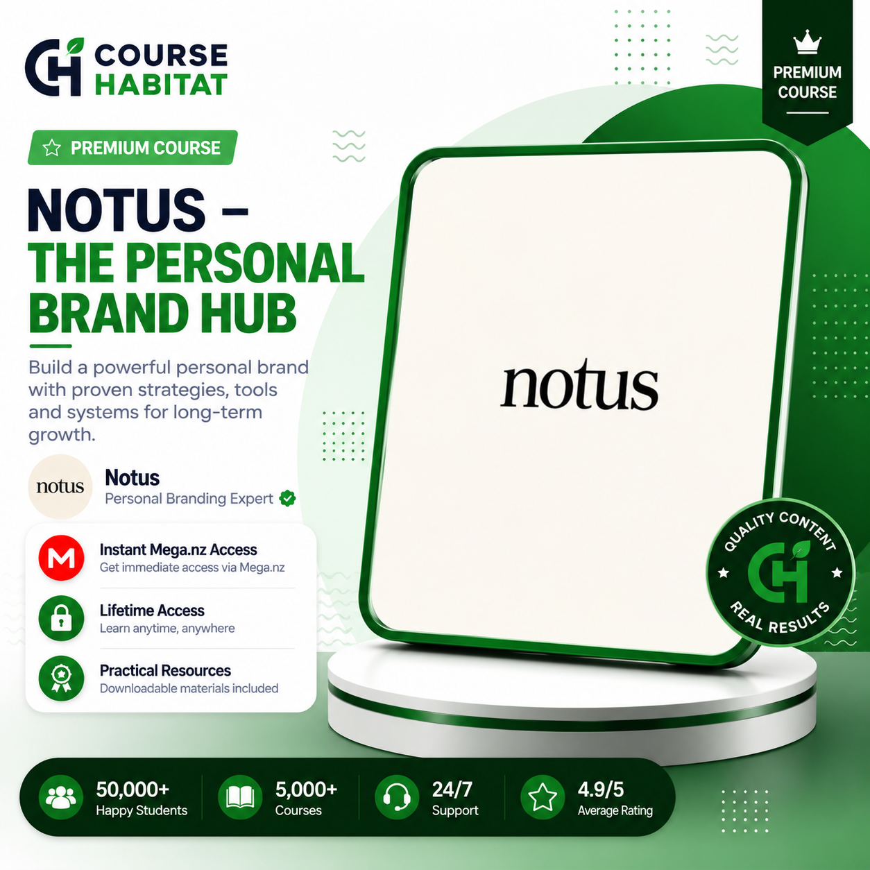 Notus – The Personal Brand Hub