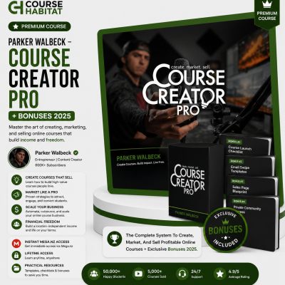 Parker Walbeck – Course Creator Pro + Bonuses 2025