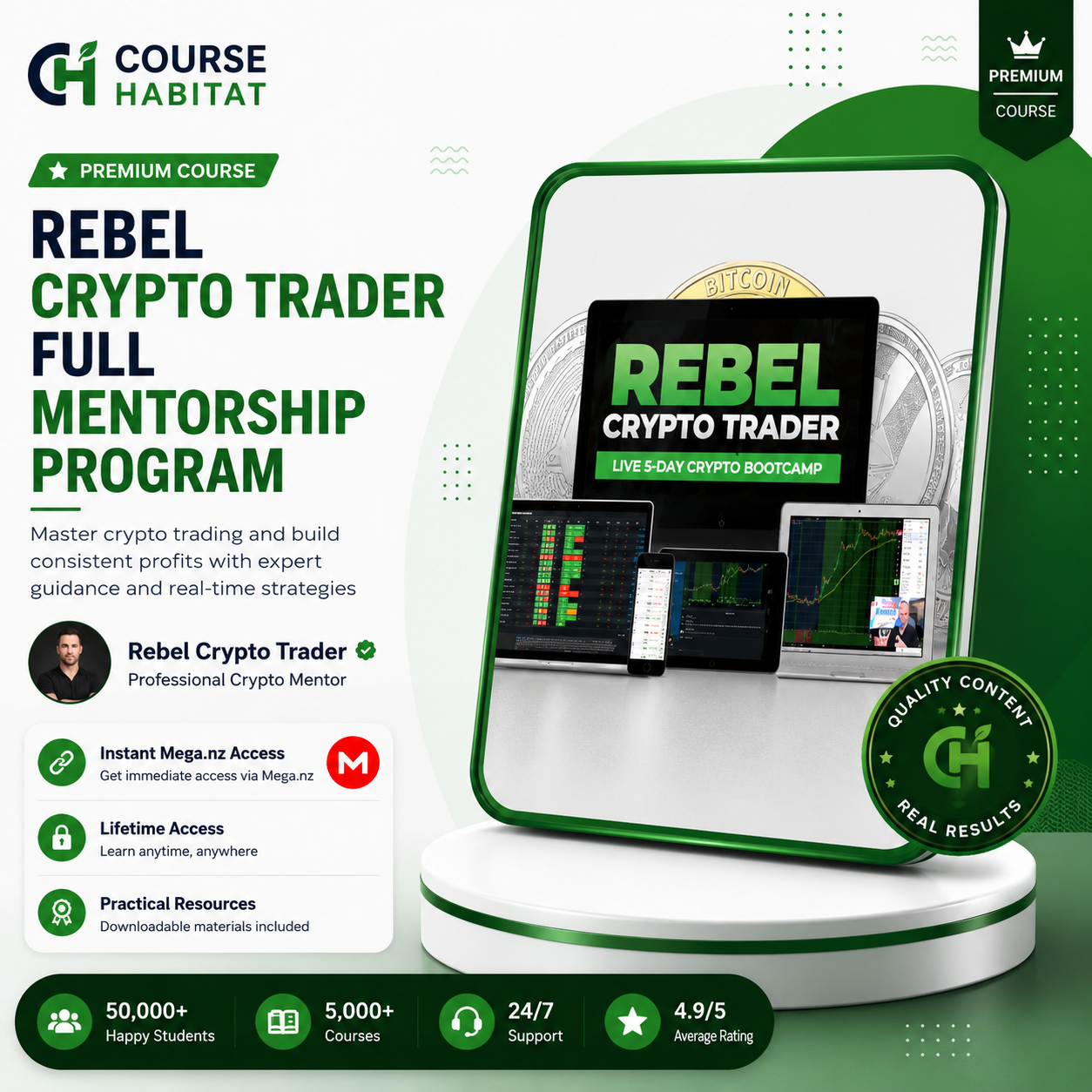 Rebel Crypto Trader Full Mentorship Program