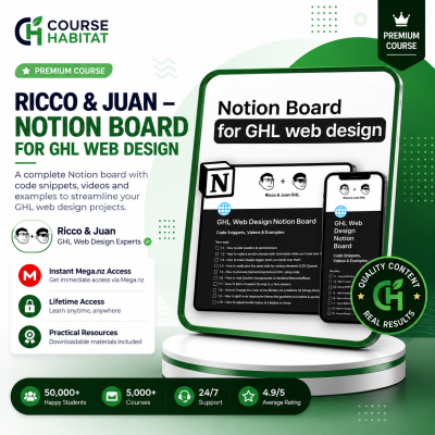 Ricco & Juan – Notion Board for GHL Web Design