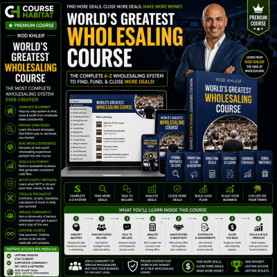 Rod Khleif – World’s Greatest Wholesaling Course