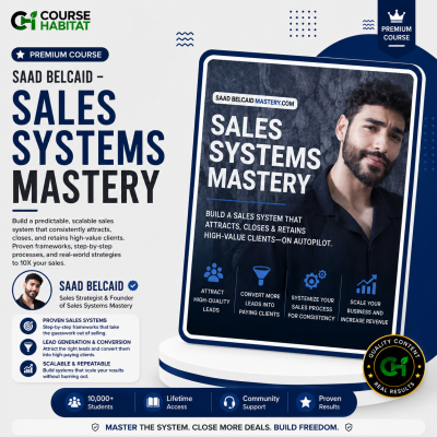 Saad Belcaid – Sales Systems Mastery