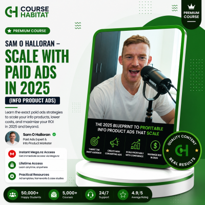 Sam O Halloran – Scale With Paid Ads In 2025 (Info Product Ads)
