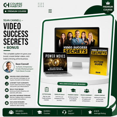 Sean Cannell – Video Success Secrets + Bonus