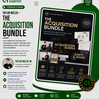 Taylor Welch – The Acquisition Bundle