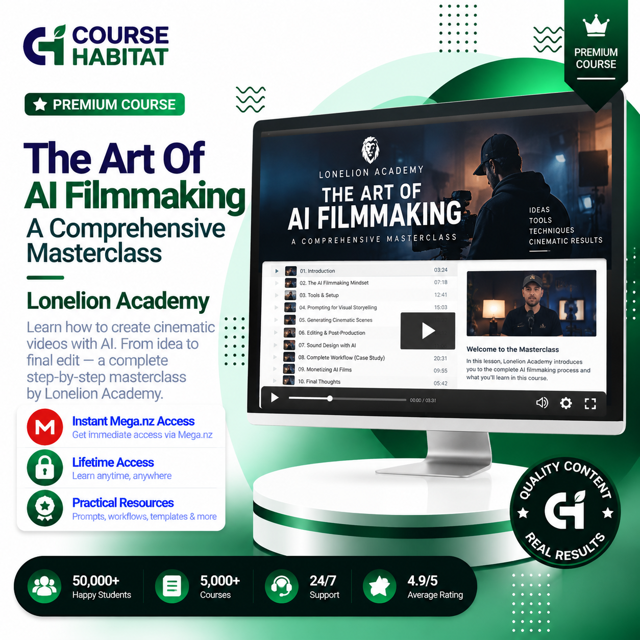 The Art Of AI Filmmaking A Comprehensive Masterclass – Lonelion Academy