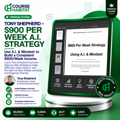 Tony Shepherd – $900 Per Week A.I. Strategy