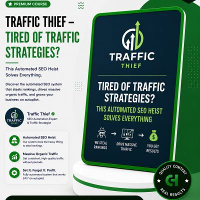 Traffic Thief - Tired of Traffic Strategies This Automated SEO Heist Solves Everything