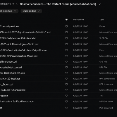 Cosmo Economics – The Perfect Storm