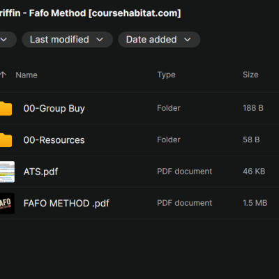Drew Griffin – Fafo Method