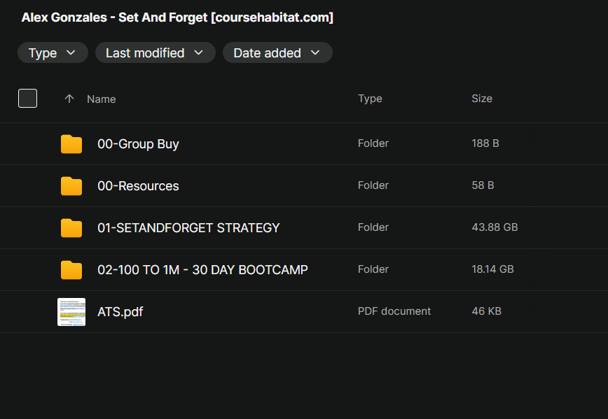Alex Gonzales – Set And Forget