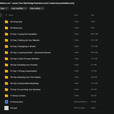 Melissa Lunt – Launch Your Web Design Business In Just 2 Weeks