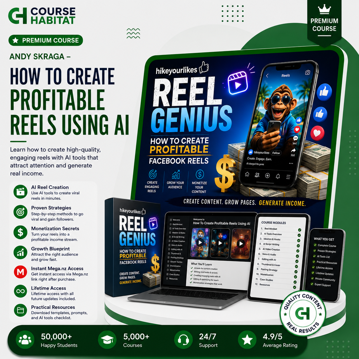 Andy Skraga – How To Create Profitable Reels Using AI