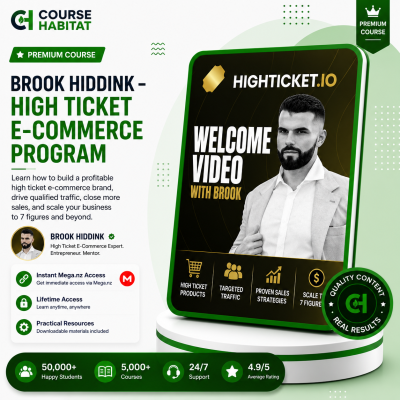 Brook Hiddink – High Ticket E-Commerce Program
