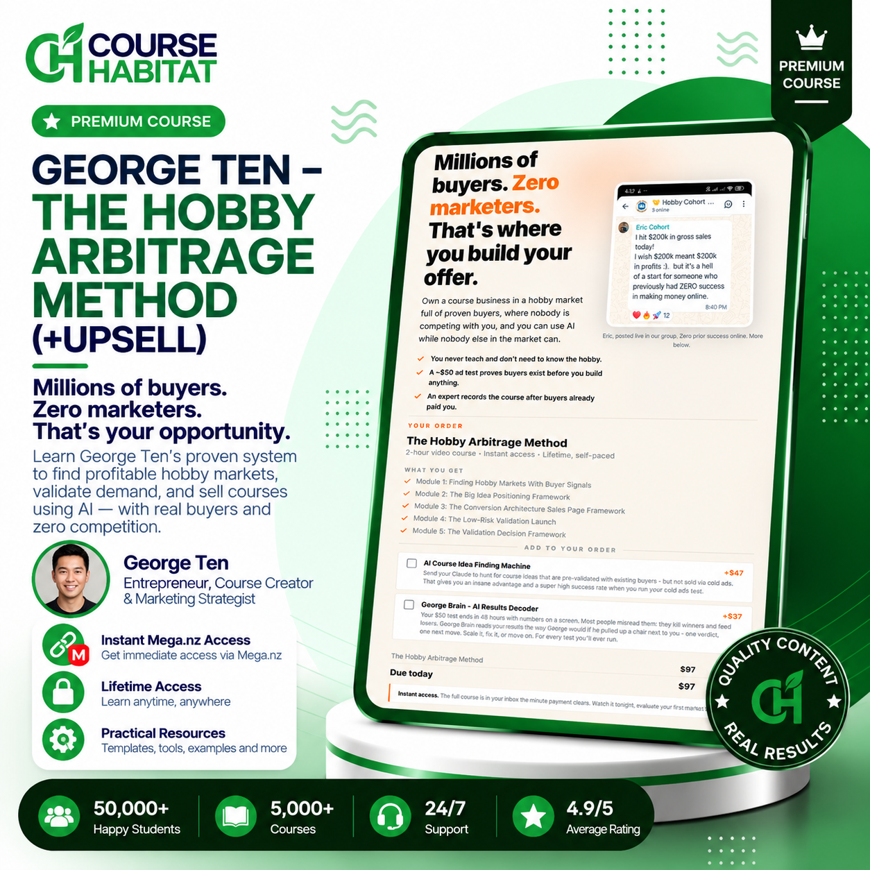 George Ten – The Hobby Arbitrage Method (Upsell)