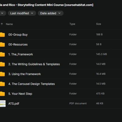 Amanda and Rico – Storytelling Content Mini Course
