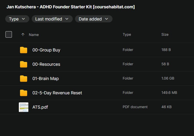 Jan Kutschera – ADHD Founder Starter Kit