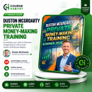 Duston McGroarty – Summer 2026 Private Money-Making Training