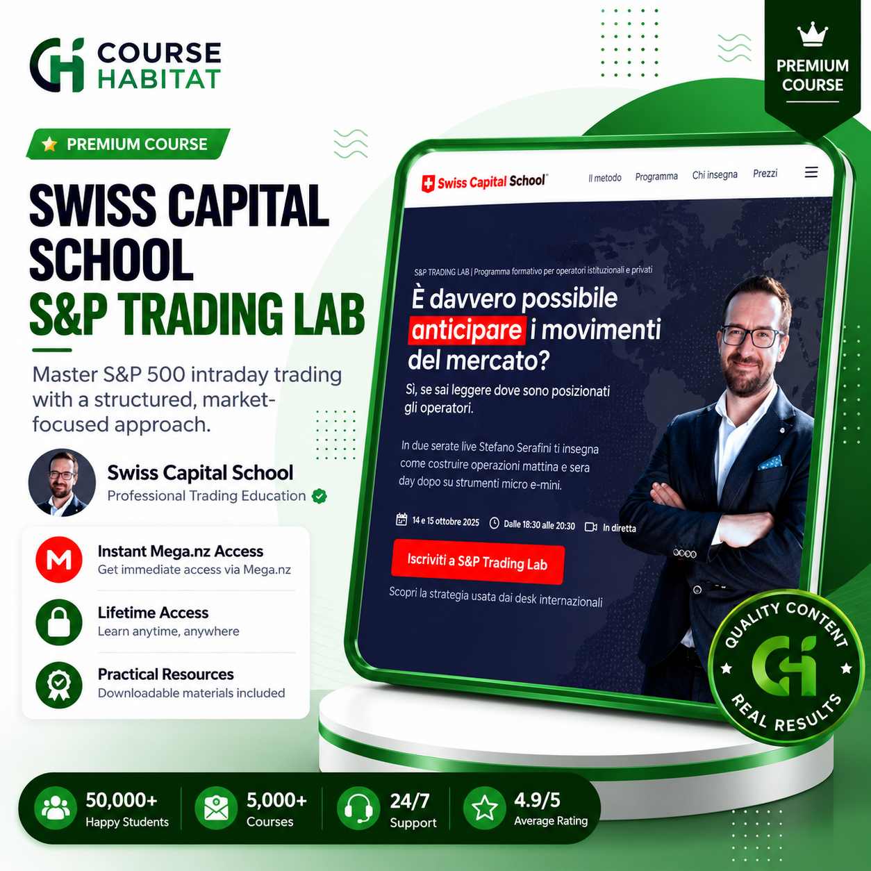 Swiss Capital School – S&P Trading Lab